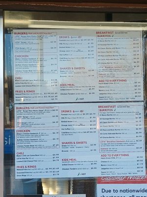 Menu photo 1 Blake's Lotaburger Santa Fe, NM