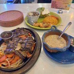 Steak fajitas