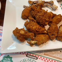 a plate of fried chicken