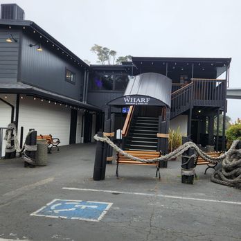 The Wharf - Entrance to The Wharf in Fort Bragg, CA. - Seafood Near Me - Fort Bragg, California