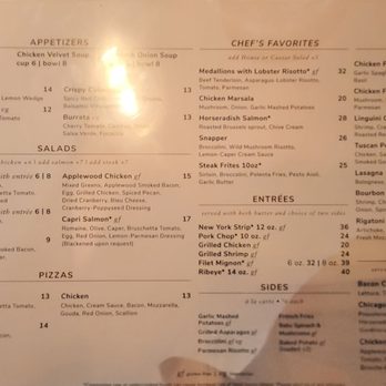 Charbonos - Menu - Italian Near Me - Avon, Indiana