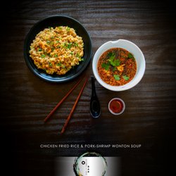 O Dumpling Bar - Fried Rice and Wonton with Spicy Sauce