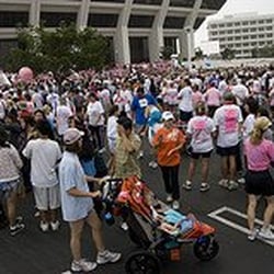 Expo area at the Pacific Life Building Parking Lot