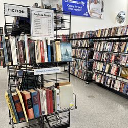 Mission Store - Book and media department. Featuring vintage and classic books.