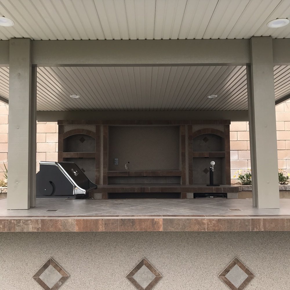 Extreme Backyard Designs - BBQ- Stoney Creek (stucco) Union Rustic Brown (tile) - Appliances Near Me - Ontario, California Extreme Backyard Designs - BBQ- Stoney Creek (stucco) Union Rustic Brown (tile) - Appliances Near Me - Ontario, California