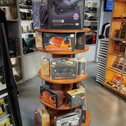 Unlimited Video Games - Super clean display of order game consoles