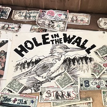 Hole In Wall Bar - a lot of money - Bars Near Me - Ketchikan, Alaska Hole In Wall Bar - a lot of money - Bars Near Me - Ketchikan, Alaska