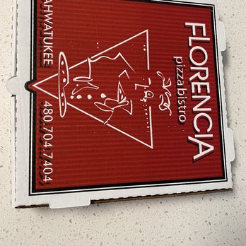 Florencia Pizza Bistro - Pizza box and logo - Pizza Near Me - Ahwatukee, Arizona Florencia Pizza Bistro - Pizza box and logo - Pizza Near Me - Ahwatukee, Arizona