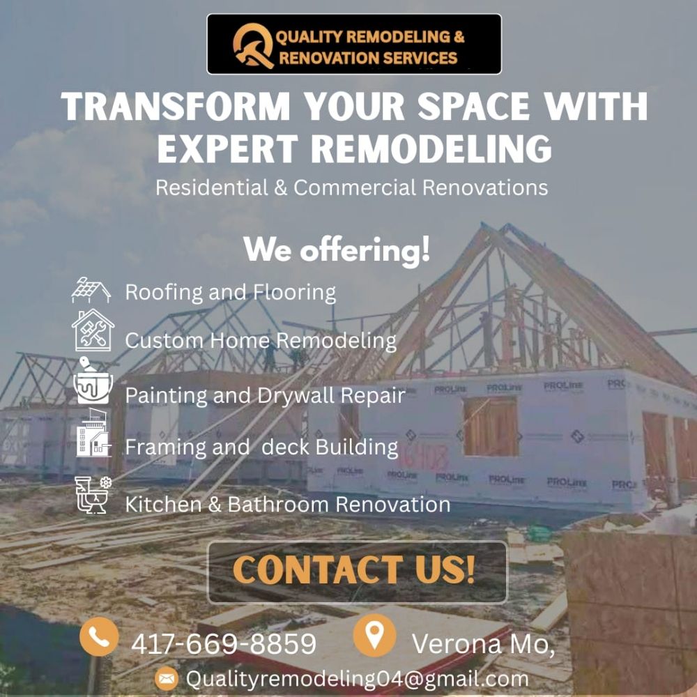 Slide of Quality Remodeling and Renovations