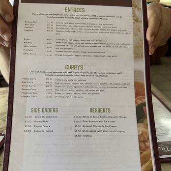Lynn's Thai Restaurant - Menu 6/17/25 - Thai Near Me - Cotati, California