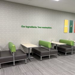 New seating area