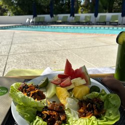 Spa Cafe - Ordered poolside