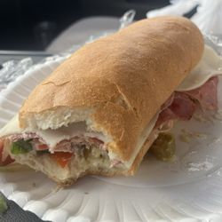 Deli Italia - Sicilian deli sandwich w/hot peppers