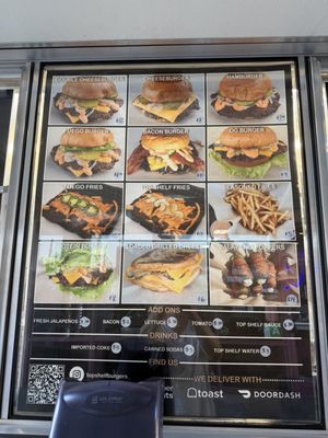 Menu photo 1 Top Shelf Burgers Carson, CA Menu photo 1 Top Shelf Burgers Carson, CA