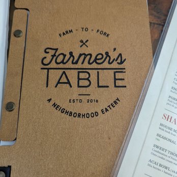 Farmer's Table - New American Near Me - La Mesa, California