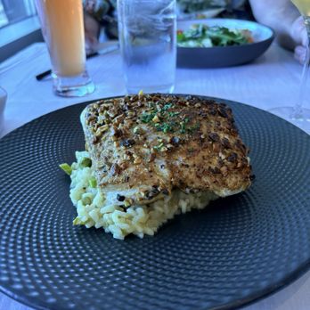DeVINE - Pistachio crusted halibut - Desserts Near Me - Redding, California DeVINE - Pistachio crusted halibut - Desserts Near Me - Redding, California