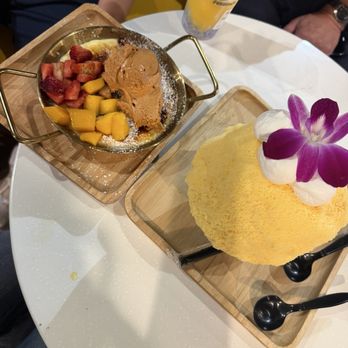 MNGO cafe - creme brulee lava mango kakigori - Desserts Near Me - San Diego, California MNGO cafe - creme brulee lava mango kakigori - Desserts Near Me - San Diego, California