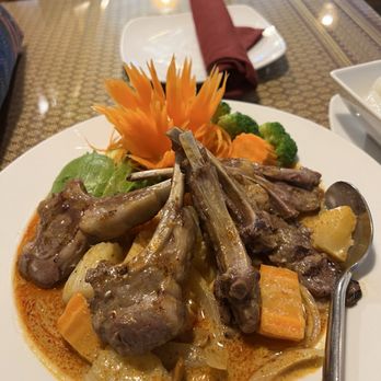 Pim's Thai Orchid Restaurant - Lamb massaman curry (special) - Thai Near Me - Lebanon, New Hampshire Pim's Thai Orchid Restaurant - Lamb massaman curry (special) - Thai Near Me - Lebanon, New Hampshire