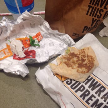 Taco Bell - Crunch wrap supreme and sauce packets! - Fast Food Near Me - Walcott, Iowa