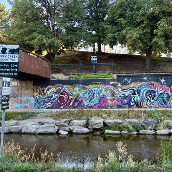 Cherry Creek Trail - July 28, 2026 - Quite a few street art murals along the path. - Hiking Near Me - Denver, Colorado Cherry Creek Trail - July 28, 2026 - Quite a few street art murals along the path. - Hiking Near Me - Denver, Colorado