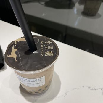 Baroness - Brown sugar with oat milk , brown sugar pearls - Bubble Tea Near Me - Toronto, Ontario Baroness - Brown sugar with oat milk , brown sugar pearls - Bubble Tea Near Me - Toronto, Ontario