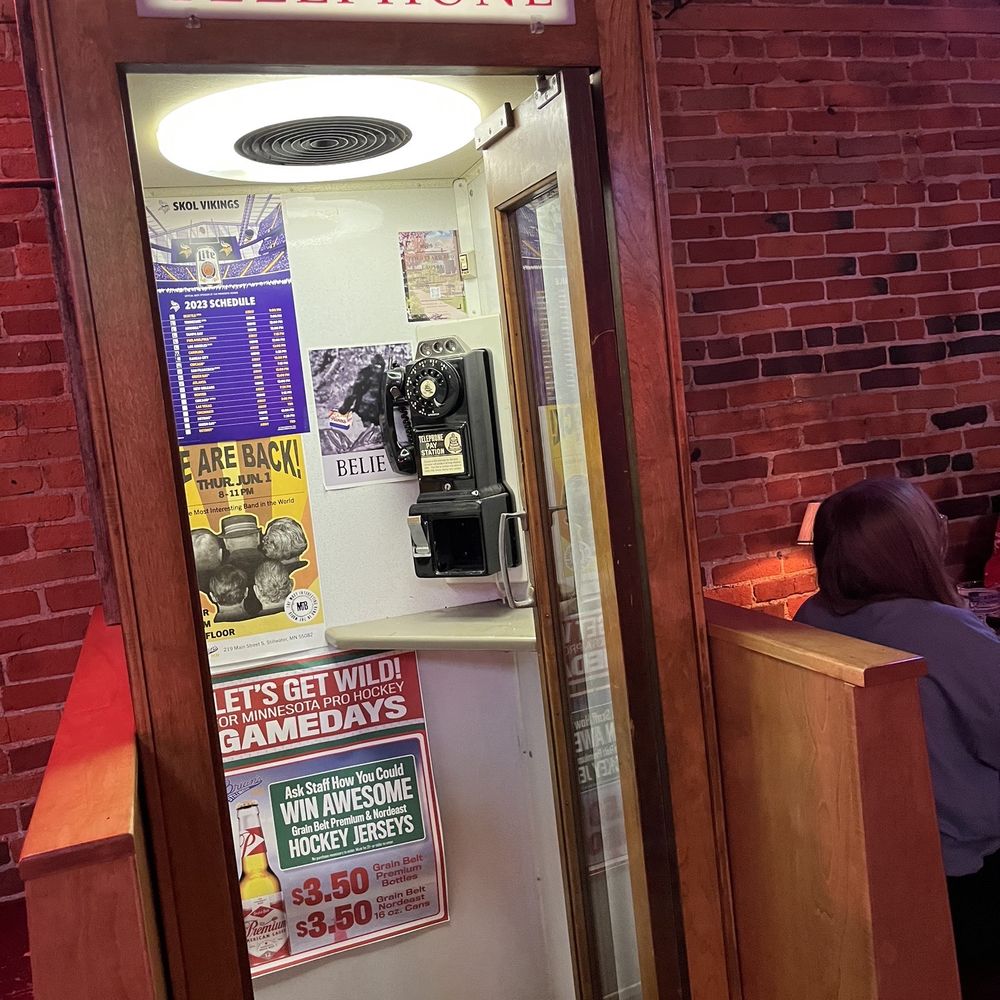 Brian's Bar and Grill - Old telephone booth - Bars Near Me - Stillwater, Minnesota