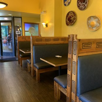 Casa De Oro - a row of booths in a restaurant - Mexican Near Me - Saint Maries, Idaho