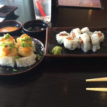 SushiStop Pasadena - Popcorn shrimp and spicy tuna roll. So yum! - Sushi Bars Near Me - Pasadena, California