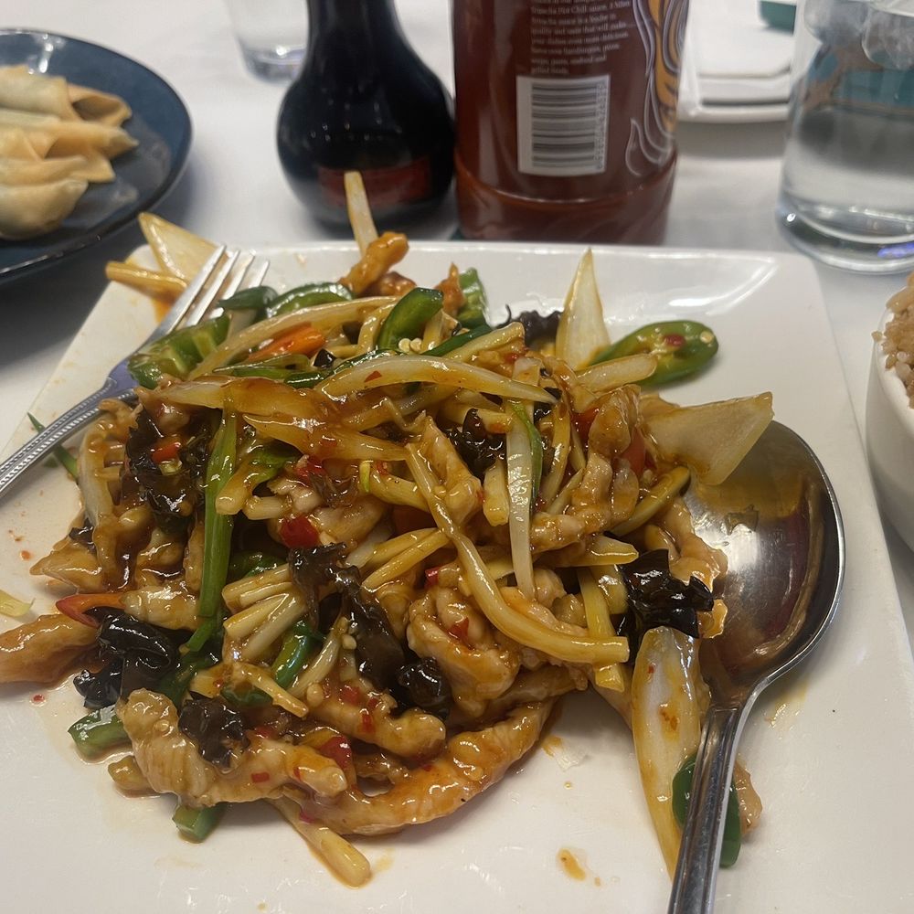 Shredded with spicy pork Shredded with spicy pork