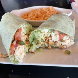 Jalepenos - Avocado chicken wrap