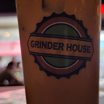 Grinder House Shop - Hibiscus honey oat latte - Cafes Near Me - Crossville, Tennessee Grinder House Shop - Hibiscus honey oat latte - Cafes Near Me - Crossville, Tennessee