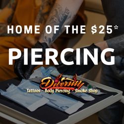 Diversity Tattoo - Diversity *$35 Body Piercings (Includes Standard Jewelry) Tongue, Eye-Brow, Nose, Navel