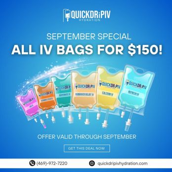 QuickDrip IV Hydration - IV Hydration Near Me - Allen, Texas