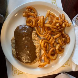 Marteen's Family Restaurant - Country fried steak and season fries