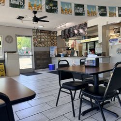 Dining room and counter