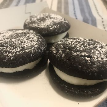 Panera Bread - Cocoa & Creme Cookies~ They're a cross between a whoopee pie and an Oreo cookie. My boyfriend & I split these, they were decent. - Sandwiches Near Me - Citrus Heights, California