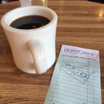 Peanuts Deluxe Cafe - Coffee mug & receipt with scribbling of my order. So cute. - Diners Near Me - San Jose, California