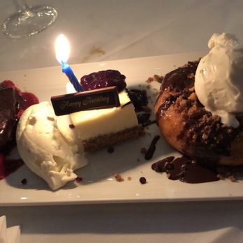 Opus Steakhouse - Birthday dessert - Wine Bars Near Me - Jericho, New York Opus Steakhouse - Birthday dessert - Wine Bars Near Me - Jericho, New York
