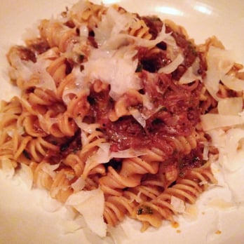 Upland - fusilli al peposo black pepper beef stew, roasted tomatoes, verjus + parmigiano - New American Near Me - New York, New York Upland - fusilli al peposo black pepper beef stew, roasted tomatoes, verjus + parmigiano - New American Near Me - New York, New York
