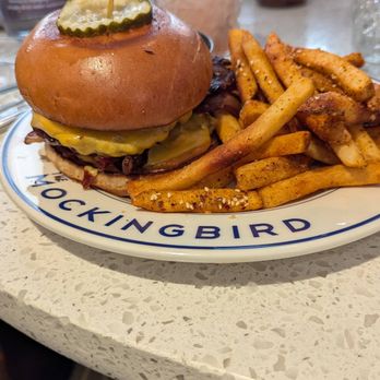 The Mockingbird Nashville - The burger was indeed worthy of being called one of the best in Nashville. - New American Near Me - Nashville, Tennessee