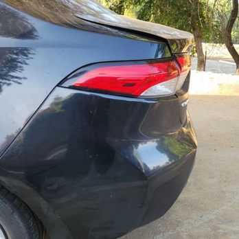 Class N Color Auto Body - Rear driver side, back pushed in trunk out of alignment. - Body Shops Near Me - Canoga Park, California Class N Color Auto Body - Rear driver side, back pushed in trunk out of alignment. - Body Shops Near Me - Canoga Park, California