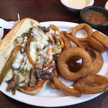 Marilu's Family Resturant - Philly Cheesesteak - usually comes with fries - American Near Me - Logansport, Indiana Marilu's Family Resturant - Philly Cheesesteak - usually comes with fries - American Near Me - Logansport, Indiana
