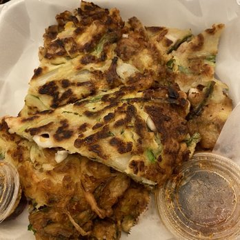 Jumping Spoon - Seafood Pancake - Korean Near Me - Hercules, California
