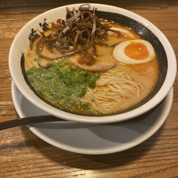 Ramen Danbo - Ramen classic, Rekka medium with added egg and mushrooms! - Ramen Near Me - Seattle, Washington