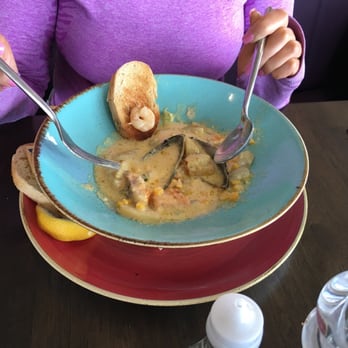 55 Degrees North - Seafood chowder - British Near Me - Portrush, CLR