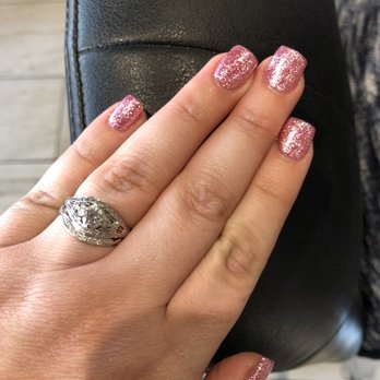 Fancy Tips & Toes - Ultra-Sparkle with acrylic nails and a sparkle gel color. I am rough on my nails and these babies didn't chip at all! - Nail Salons Near Me - Clovis, California Fancy Tips & Toes - Ultra-Sparkle with acrylic nails and a sparkle gel color. I am rough on my nails and these babies didn't chip at all! - Nail Salons Near Me - Clovis, California