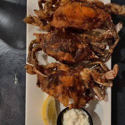 Village Restaurant - Stuffed soft shell crab!