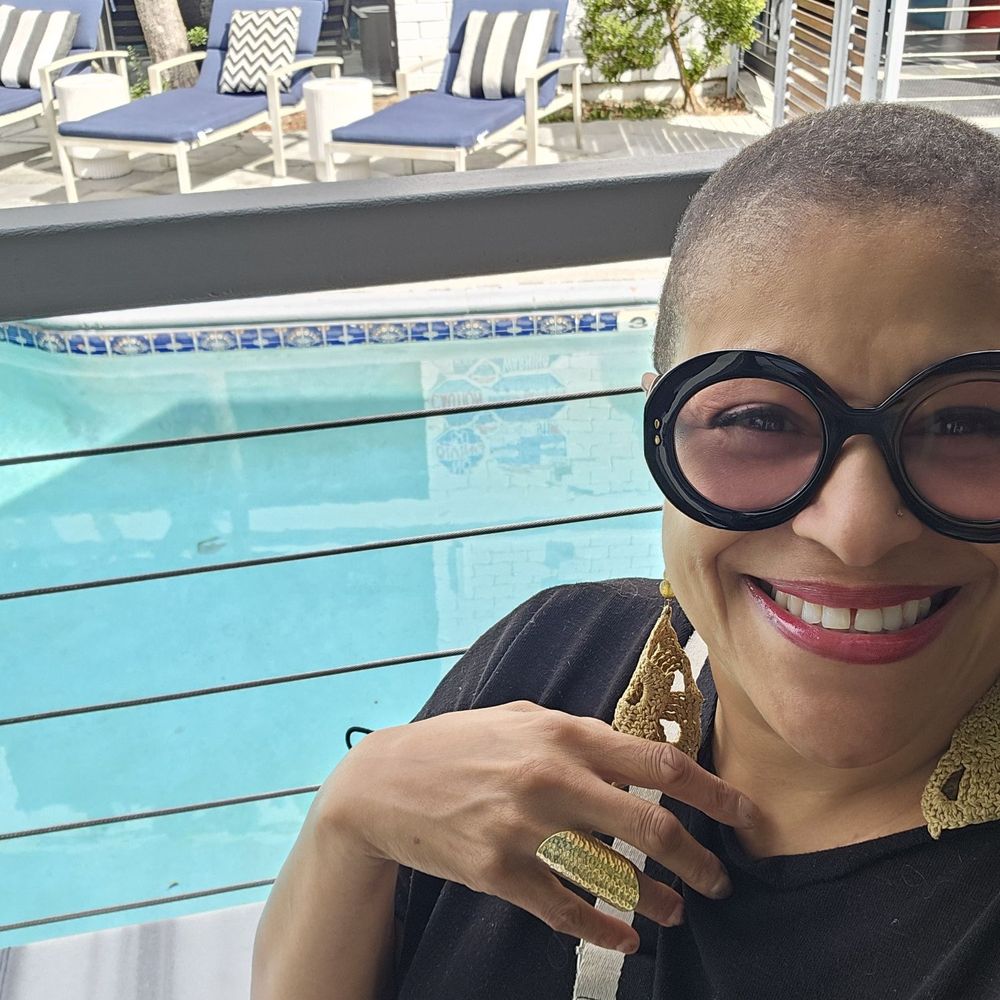Poolside brunch, awaiting my Bloody Attitude cocktail. Poolside brunch, awaiting my Bloody Attitude cocktail.