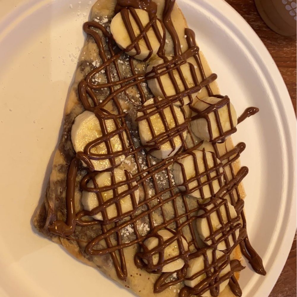 Nutella Cafe - Crepe with Extra Nutella and Bananas - Desserts Near Me - Chicago, Illinois