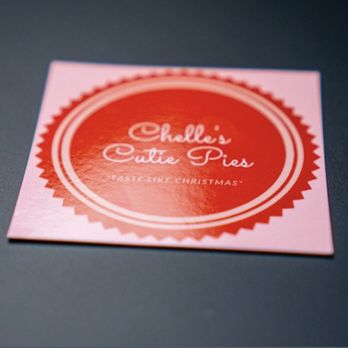 Chelle's Cutie Pies - a close up of a sticker - Desserts Near Me - Miami, Florida Chelle's Cutie Pies - a close up of a sticker - Desserts Near Me - Miami, Florida
